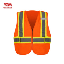 High visibility security vest reflective clothing